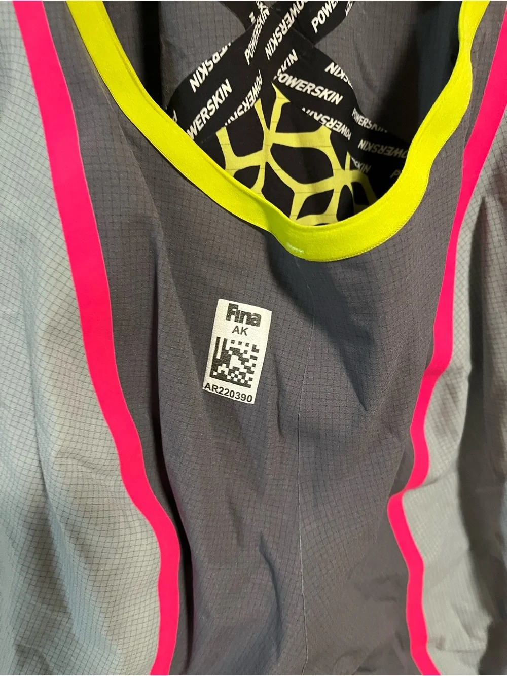 Arena Women's Racing Tech Suit in Charcoal with Neon Trim Size 30